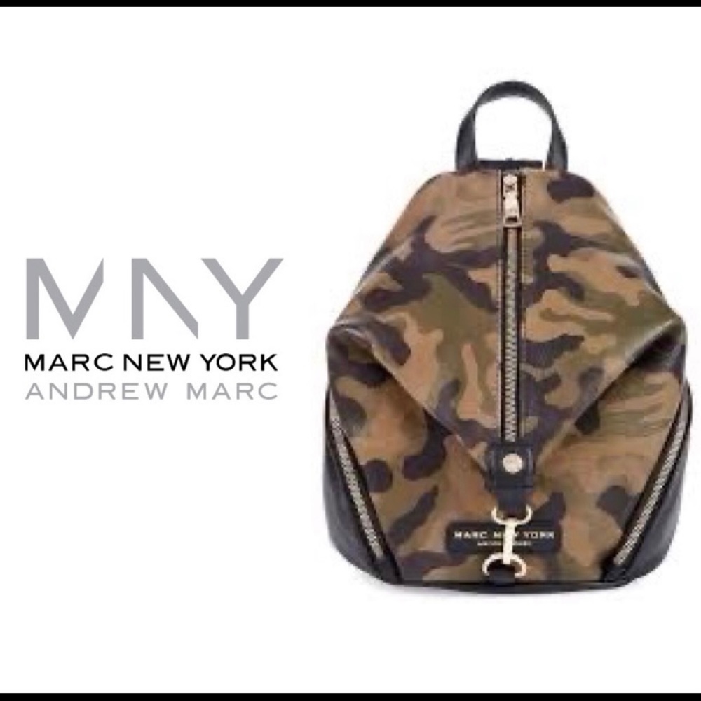 Marc New York camouflage sling backpack purse